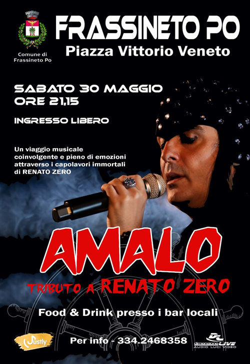 Concerto AMALO - Tribute Band Renato Zero