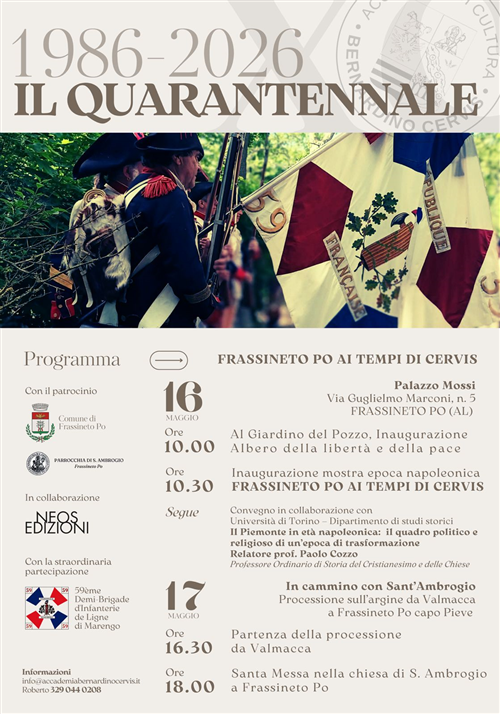 1986 - 2026
Il Quarantennale